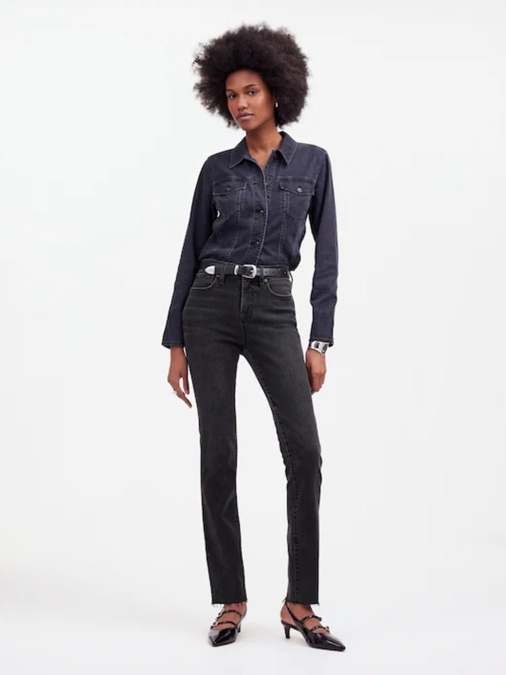 NWT Madewell Mid Rise Stovepipe Jeans in Armand Wash Size 26